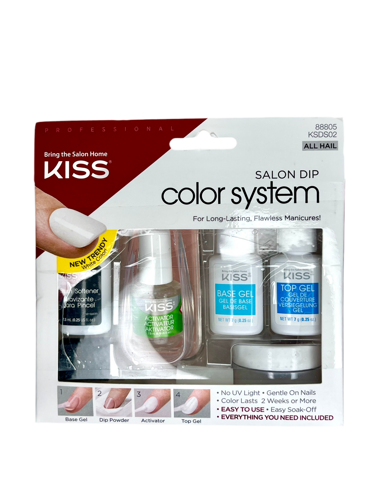 Kiss Salon Dip Color System Nail Polish